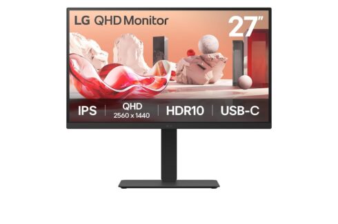 LG 27BA75QB-B 27" IPS monitor su 2560x1440 rezoliucija