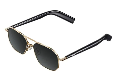 Xiaomi   Smart Audio Glasses   Mijia Pilot-Style   Bluetooth   Open-Ear   Microphone   Gold   Noise canceling   Wireless