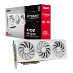 Asus Prime Radeon RX 9070 XT White OC Edition 16GB GDDR6   AMD   16 GB   Radeon RX 9070 XT   GDDR6   HDMI ports quantity 1   PCI Express 5.0