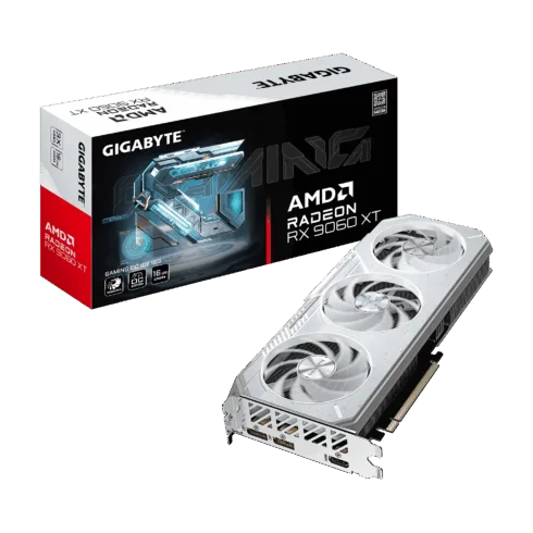 Gigabyte Radeon RX 9060 XT GAMING OC ICE 16G   AMD   16 GB   Radeon RX 9060 XT   GDDR6   HDMI ports quantity 1   PCI-E 5.0