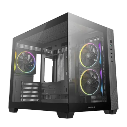 Deepcool Case   CG330 3F   Black   Micro ATX