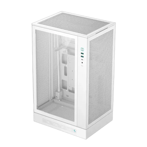 Deepcool Case   CH270 DIGITAL WH   White   Mini Tower