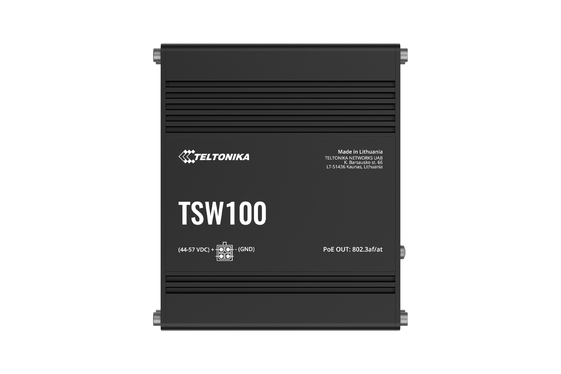 602000-tsw100010000-4779027312828-0.webp Teltonika Ethernet Switch TSW100 Unmanaged Wall-mountable