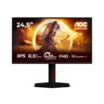 AOC   25G4KUR   25 ”   Fast IPS   FHD   16:9   420 Hz   1 ms   1920 x 1080 pixels   350 cd/m²   HDMI ports quantity 2   Black