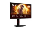AOC   25G4KUR   25 ”   Fast IPS   FHD   16:9   420 Hz   1 ms   1920 x 1080 pixels   350 cd/m²   HDMI ports quantity 2   Black