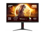 AOC   U27G4XM   27 ”   Fast IPS   UHD   16:9   160 Hz   1 ms   3840 x 2160 pixels   1200 cd/m²   HDMI ports quantity 1   Black