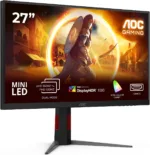 AOC   U27G4XM   27 ”   Fast IPS   UHD   16:9   160 Hz   1 ms   3840 x 2160 pixels   1200 cd/m²   HDMI ports quantity 1   Black