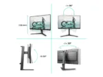 Philips   25M2N3200U/00   25 ”   Fast IPS   FHD   16:9   310 Hz   1 ms   1920 x 1080 pixels   HDMI ports quantity 2   Charcoal