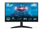 AOC   Q24B36X   24 ”   IPS   QHD   16:9   144 Hz   4 ms   2560 x 1440 pixels   300 cd/m²   HDMI ports quantity 1   Black