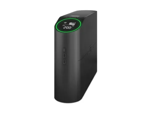 Schneider Electric Back-UPS Pro for Gaming, Tower, 230V, 4x Schuko ir 2x IEC C13 lizdai, RGB Light, Pure Sine Wave, Midnight   2200 VA   1320 W   230 V