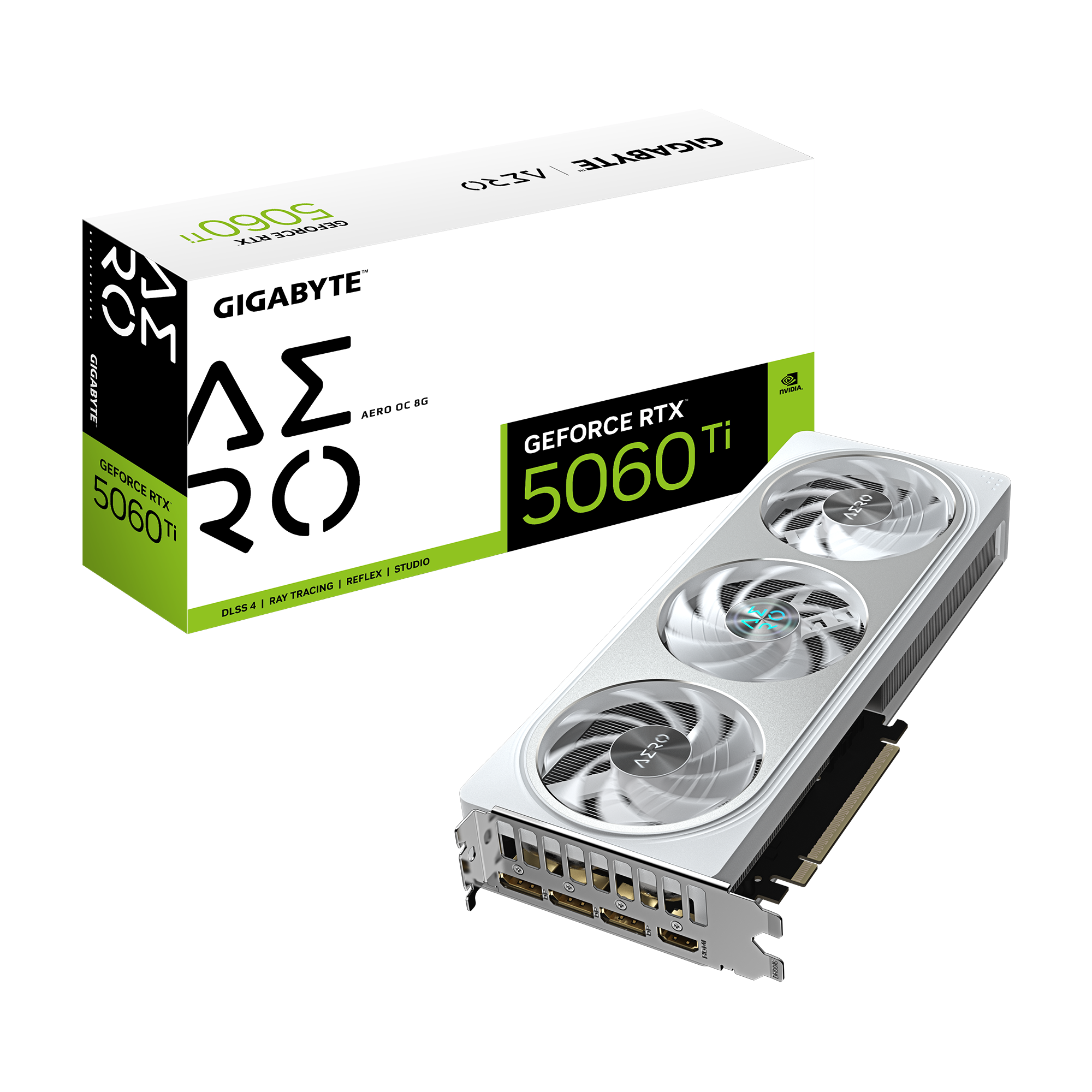 602326-gv-n506taero-oc-8gd-4719331356040-0.webp Gigabyte GeForce RTX 5060 Ti AERO OC 8G NVIDIA 8 GB GeForce RTX™5060 Ti GDDR7 HDMI ports quantity 1 PCI-E 5.0