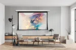 Elite Screens Electric Projection Screen, White   SKT150XHW2   Diagonal 150 ”   16:9
