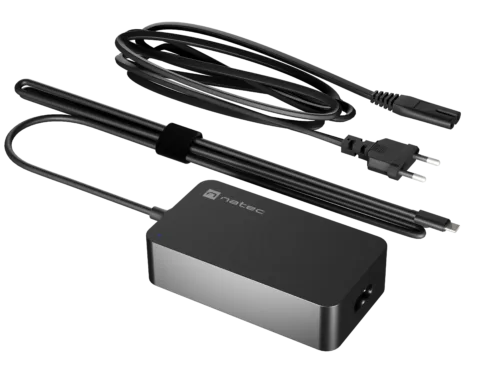 Natec Laptop Charger Gan USB-C 65W for Laptops, Tablets, Phones   NZU-2361