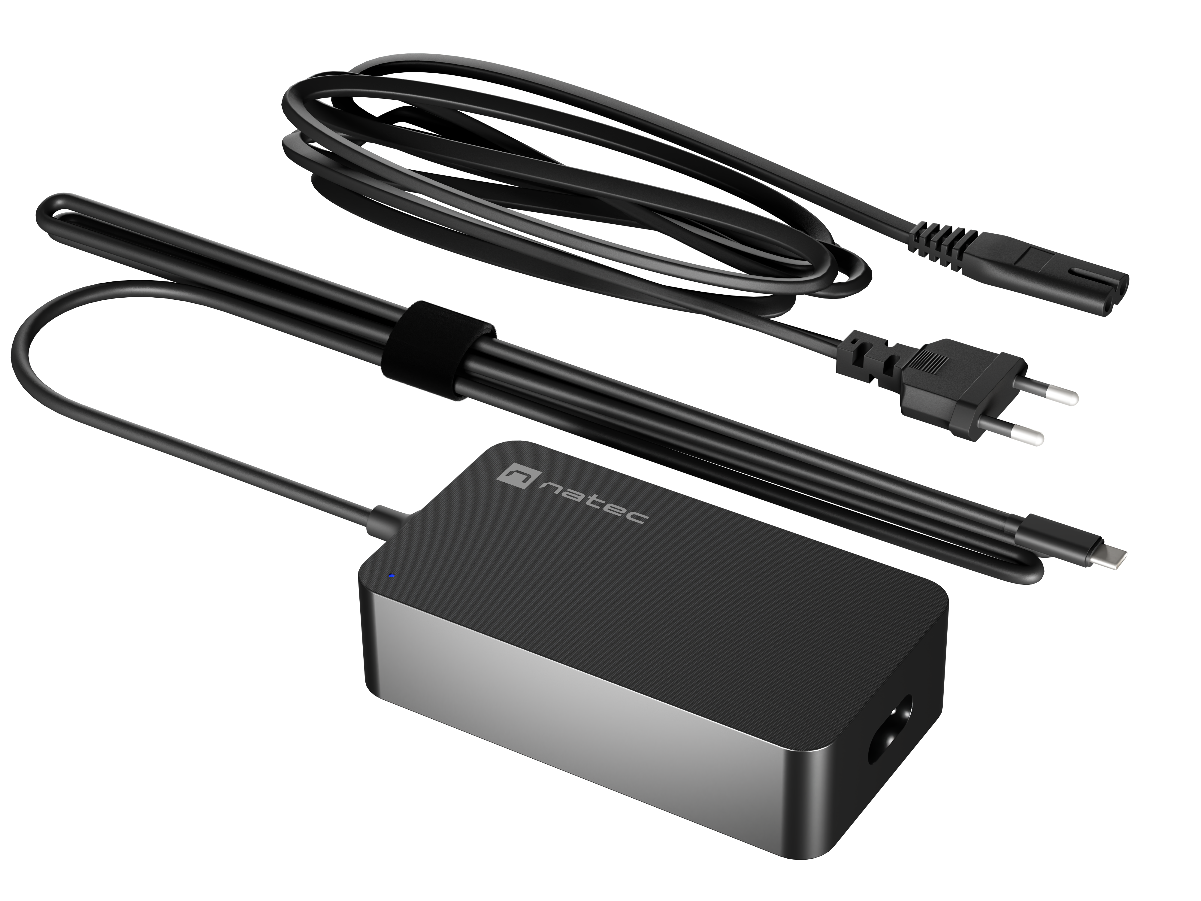 602722-nzu-2361-5901969449792-0.webp Natec Laptop Charger Gan USB-C 65W for Laptops, Tablets, Phones NZU-2361