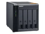 QNAP High-performance Desktop SATA 6Gbps JBOD Storage Enclosure   TL-D400S   Black