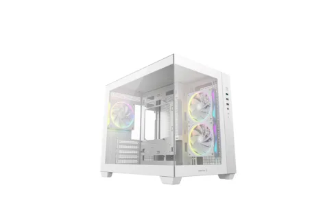 Deepcool Case   CG330 3F WH   White   Micro ATX