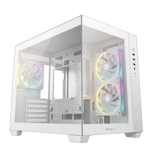 Deepcool Case   CG330 3F WH   White   Micro ATX