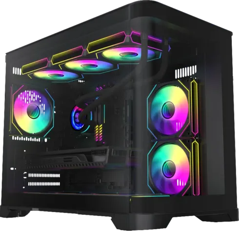 Gamemax Case   HYPE-M BK   ATX