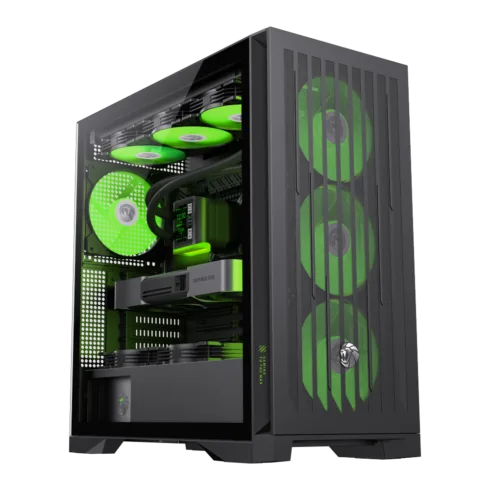 Gamemax Case   LEADER 2 BK   E-ATX