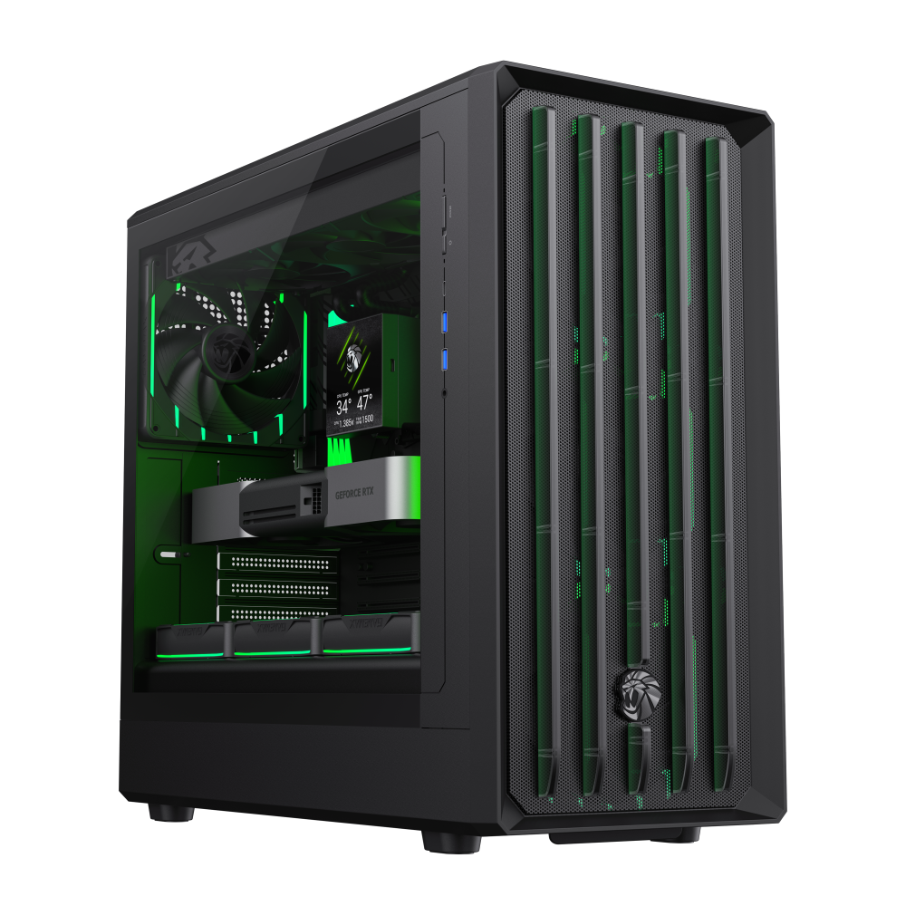 603038-claw-460-bk-6931858778411-0.webp Gamemax Case CLAW 460 BK ATX