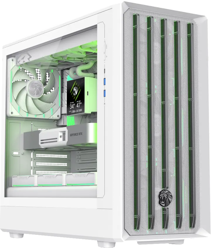 603039-claw-460-wh-6931858778428-0.webp Gamemax Case CLAW 460 WH ATX