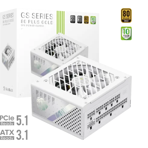 Gamemax PSU   GS 750G WH   750 W   SFX   White   Full Modular