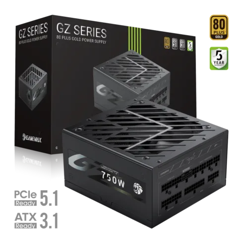 Gamemax PSU   GZ 750G   750 W   Gold   Full Modular
