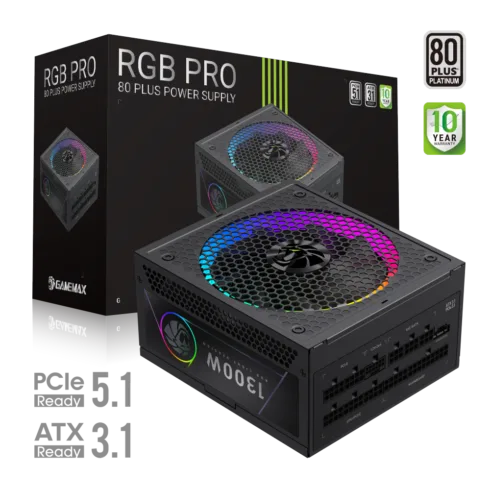 Gamemax PSU   RGB PRO 1300P   1300 W   Platinum   Full Modular