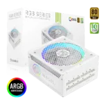 Gamemax PSU   RGB 1050G WH   1050 W   Gold   White   Full Modular