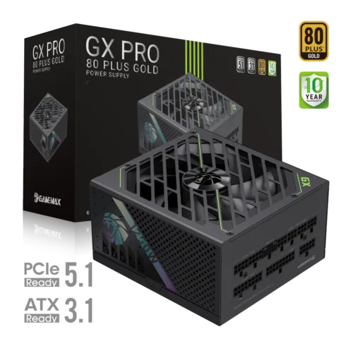Gamemax PSU   GX PRO 1250G   1250 W   Gold   Full Modular
