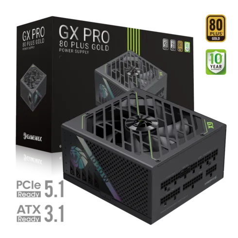 Gamemax PSU   GX PRO 1050G   1050 W   Gold   Full Modular