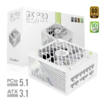 Gamemax PSU   GX PRO 1250G WH   1250 W   Gold   White   Full Modular