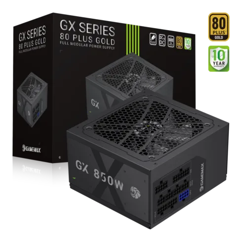 Gamemax PSU   GX 850GF   850 W   Gold   Full Modular