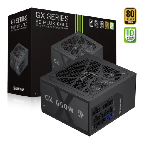 Gamemax PSU   GX 650GF   650 W   Gold   Full Modular