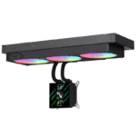 Gamemax CPU Liquid Cooler   GLACIER 360 LCD BK   Black