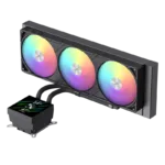 Gamemax CPU Liquid Cooler   GLACIER 360 LCD BK   Black