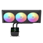 Gamemax CPU Liquid Cooler   GLACIER 360 LCD BK   Black