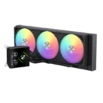 Gamemax CPU Liquid Cooler   GLACIER 360 LCD BK   Black
