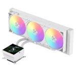 Gamemax CPU Liquid Cooler   GLACIER 360 LCD WH   White