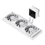 Gamemax CPU Liquid Cooler   GLACIER 360 LCD WH   White