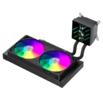 Gamemax CPU Liquid Cooler   GLACIER 240 LCD BK   Black