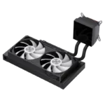 Gamemax CPU Liquid Cooler   GLACIER 240 LCD BK   Black