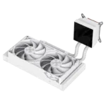 Gamemax CPU Liquid Cooler   GLACIER 240 LCD WH   White