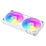 Gamemax CPU Liquid Cooler   GLACIER 240 LCD WH   White