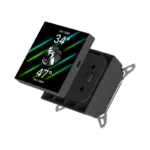 Gamemax CPU Liquid Cooler   HAILSTORM 360 LCD BK   Black