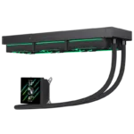 Gamemax CPU Liquid Cooler   HAILSTORM 360 LCD BK   Black