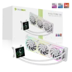 Gamemax CPU Liquid Cooler   HAILSTORM 360 LCD WH   White