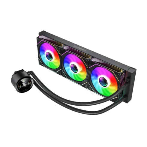 Gamemax CPU Liquid Cooler   ICEBURG 360 DIGITAL BK   Black