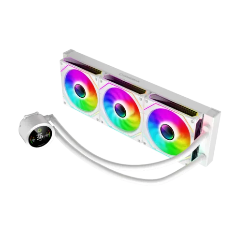 Gamemax CPU Liquid Cooler   ICEBURG 360 DIGITAL WH   White