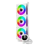 Gamemax CPU Liquid Cooler   ICEBURG 360 DIGITAL WH   White